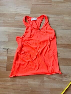Zara Neon Orange Racerback Tank